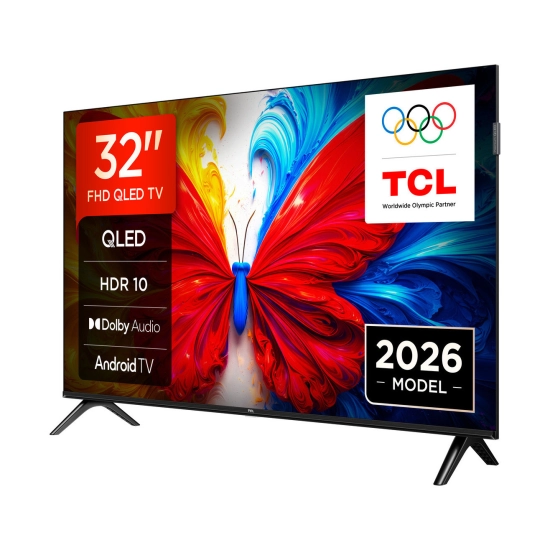 Televizor QLED 32incha TCL 32S5L, Google TV, FHD, DVB-T2/C/S2, HDMI, WiFi, Bluetooth, USB A, Energetska oznaka F Televizor QLED 32incha TCL 32S5L, Google TV, FHD, DVB-T2/C/S2, HDMI, WiFi, Bluetooth, USB A, Energetska oznaka F