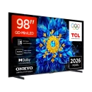 Televizor MiniLED 98incha TCL 98P8L, Google TV, 4K UHD, DVB-T2/C/S2, HDMI, WiFi, Bluetooth, USB A, Energetska oznaka E