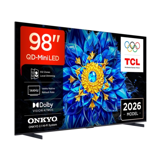 Televizor MiniLED 98incha TCL 98P8L, Google TV, 4K UHD, DVB-T2/C/S2, HDMI, WiFi, Bluetooth, USB A, Energetska oznaka E Televizor MiniLED 98incha TCL 98P8L, Google TV, 4K UHD, DVB-T2/C/S2, HDMI, WiFi, Bluetooth, USB A, Energetska oznaka E
