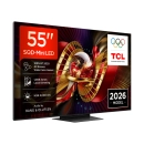 Televizor MiniLED 55incha TCL 55C8L, Google TV, 4K UHD, DVB-T2/C/S2, HDMI, WiFi, Bluetooth, USB A, Energetska oznaka E
