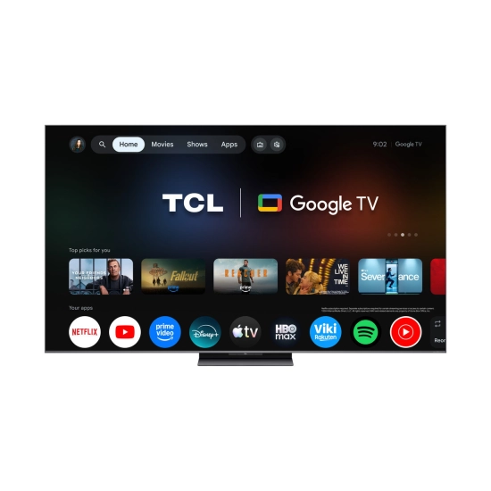 Televizor MiniLED 65incha TCL 65C8L, Google TV, 4K UHD, DVB-T2/C/S2, HDMI, WiFi, Bluetooth, USB A, Energetska oznaka D