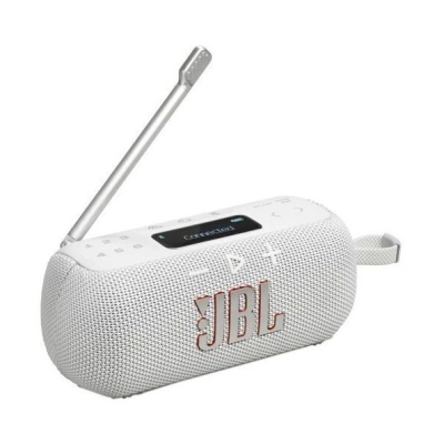 Prijenosni bluetooth zvučnik JBL Tuner 3, Bluetooth 5.3, IPX8, FM, DAB/DAB+, bijeli