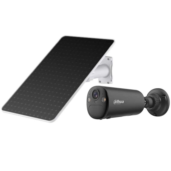 Nadzorna IP kamera DAHUA KIT/BF4CP-4G-XL/M0508, vanjska, senzor pokreta, noćni vid, 4MP, QHD, bežična, IPX6, crna