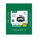 Kabel UGREEN L537, USB C (M) na USB C (M), magnetni, pleteni, 1m, crni