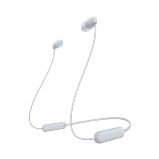 Slušalice SONY WI-C100 BT, In-Ear, bežične, Bluetooth, bijele