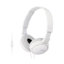 Slušalice SONY MDR-ZX110AP, žičane, On-Ear, 3.5mm, bijele