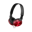 Slušalice SONY MDR-ZX310AP, žičane, On-Ear, 3.5mm, crvene