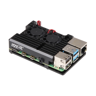 OŠTEĆENA AMBALAŽA – Kutija za Raspberry Pi 4B, JOY-IT RB-ALUcaseP4+07FAN, Armor