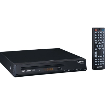 OŠTEĆENA AMBALAŽA – DVD player LENCO DVD-120, USB A, crni