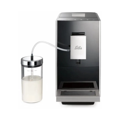 Aparat za kavu SOLIS Caffe latte, Cappuccino, kava, Espresso , 1350W, 1.2L, 19Bara, crno sivi