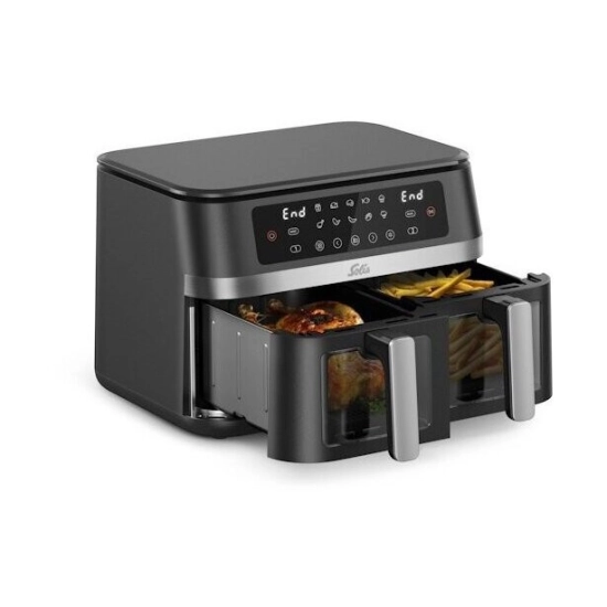 Friteza na vrući zrak SOLIS Airfryer, 11L, 2200W, crna Friteza na vrući zrak SOLIS Airfryer, 11L, 2200W, crna
