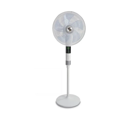 Ventilator podni SOLIS Breeze 360, 40cm, 65W, daljiski upravljač, 3. brzine, LCD zaslon, bijeli