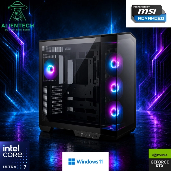 Gaming računalo ALIENTECH Templar Powered by MSI Advanced, Core Ultra 7 270K Plus, 32GB, 2TB SSD, GeForce RTX 5070 Ti, Windows 11P Gaming računalo ALIENTECH Templar Powered by MSI Advanced, Core Ultra 7 270K Plus, 32GB, 2TB SSD, GeForce RTX 5070 Ti, Windows 11P