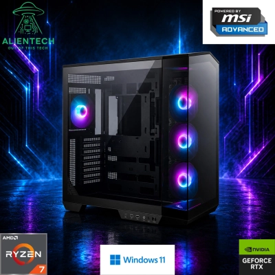 Gaming računalo ALIENTECH Colossus Powered by MSI Advanced, Ryzen 7 9800X3D, 32GB, 2TB SSD, GeForce RTX 5080, Windows 11P - RAČUNALA Gaming računalo ALIENTECH Colossus Powered by MSI Advanced, Ryzen 7 9800X3D, 32GB, 2TB SSD, GeForce RTX 5080, Windows 11P - RAČUNALA