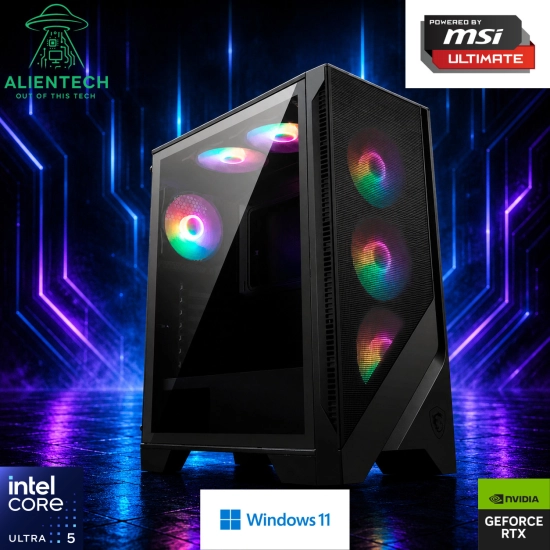 Gaming računalo ALIENTECH Tempest Powered by MSI Ultimate, Core Ultra 5 250KF Plus, 32GB, 1TB SSD, GeForce RTX 5070 Ti, Windows 11P Gaming računalo ALIENTECH Tempest Powered by MSI Ultimate, Core Ultra 5 250KF Plus, 32GB, 1TB SSD, GeForce RTX 5070 Ti, Windows 11P