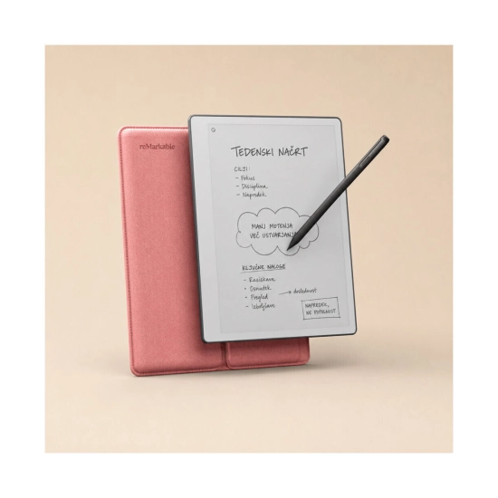 Tablet REMARKABLE Paper Pure, 10.3incha, 2GB, 64GB, WiFi, Marker Plus, preklopna futrola Desert Pink Tablet REMARKABLE Paper Pure, 10.3incha, 2GB, 64GB, WiFi, Marker Plus, preklopna futrola Desert Pink