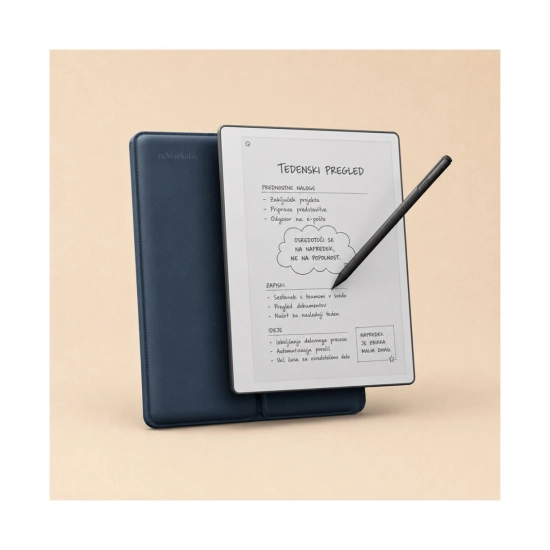 Tablet REMARKABLE Paper Pure, 10.3incha, 2GB, 64GB, WiFi, Marker Plus, preklopna futrola Ocean Blue Tablet REMARKABLE Paper Pure, 10.3incha, 2GB, 64GB, WiFi, Marker Plus, preklopna futrola Ocean Blue