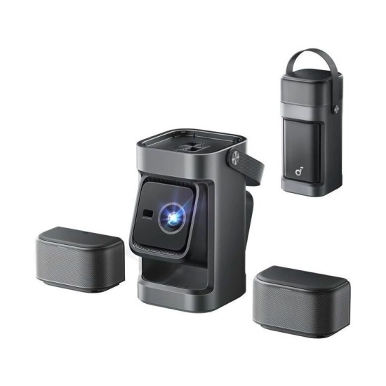 Projektor ANKER Nebula P1, DLP, FHD, 400:1, 650ANSI, DisplayPort, HDMI, USB C, WiFi, Bluetooth, zvučnik, Google, crni