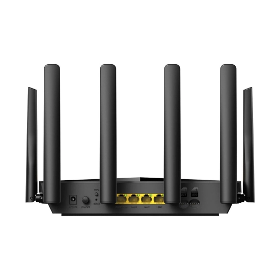 Router CUDY LT700, AC1200, Nano SIM, 4G LTE, WiFi 5, 4-portni, RJ45, crni