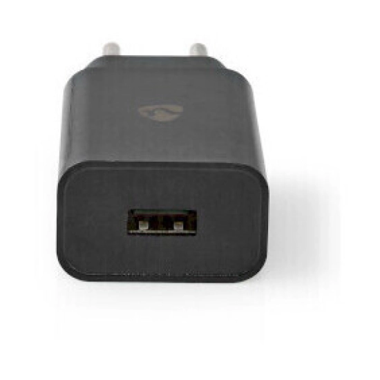 Kućni punjač NEDIS WCHAU242ABK, 12W, USB A, crni