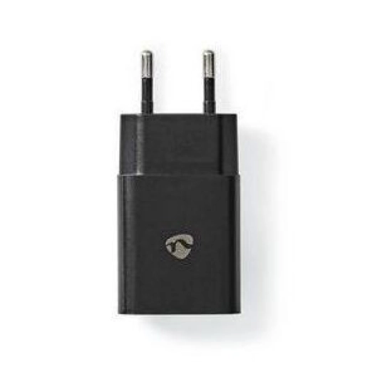 Kućni punjač NEDIS WCHAU242ABK, 12W, USB A, crni