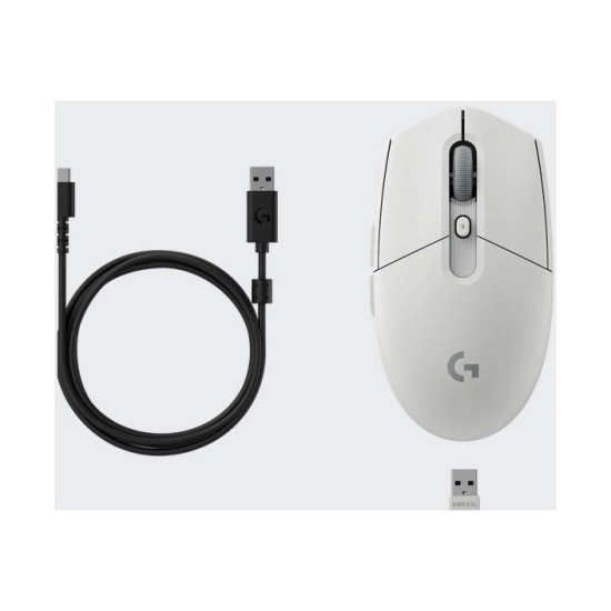 Miš LOGITECH G305 X SUPERLIGHT, Gaming, bežični, bijeli Miš LOGITECH G305 X SUPERLIGHT, Gaming, bežični, bijeli