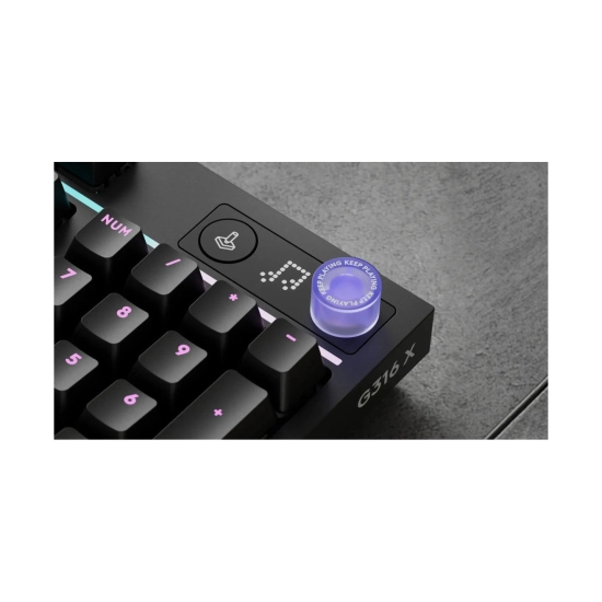 Tipkovnica LOGITECH Gaming G316 X 98, žičana, USB, HR Layout, crna Tipkovnica LOGITECH Gaming G316 X 98, žičana, USB, HR Layout, crna