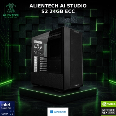 Računalo multimedia ALIENTECH AI Studio S2, 100500102, Core Ultra 7 270K Plus, 128GB, 4TB SSD, NVIDIA RTX 4000, Windows 11P - RAČUNALA Računalo multimedia ALIENTECH AI Studio S2, 100500102, Core Ultra 7 270K Plus, 128GB, 4TB SSD, NVIDIA RTX 4000, Windows 11P - RAČUNALA