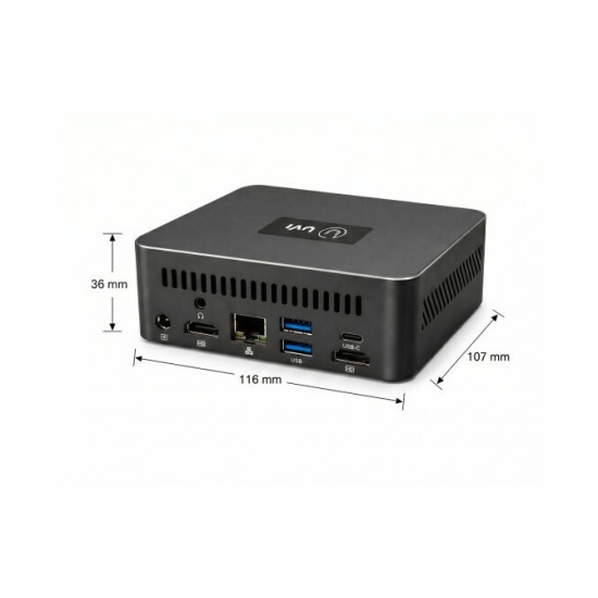 Mini PC UVI R758, R758-321, Ryzen 7 5800U, 32GB, 1TB SSD, Radeon Graphics, Windows 11P