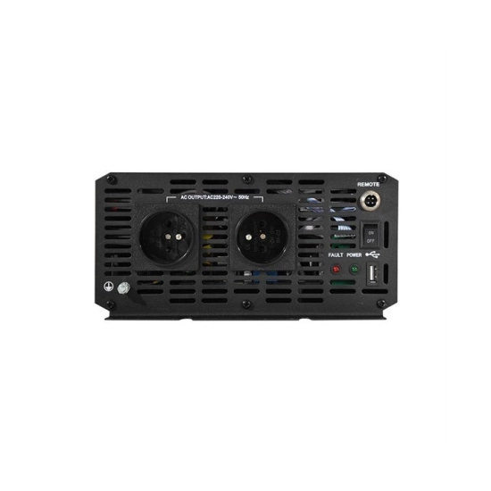 Pretvarač napona GETI GPI 2012, 12V na 230V, 2000W, USB
