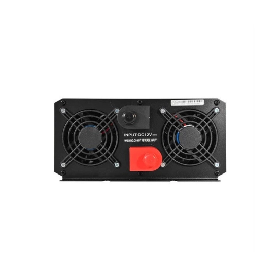 Pretvarač napona GETI GPI 2012, 12V na 230V, 2000W, USB