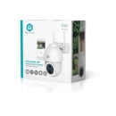 Nadzorna IP kamera NEDIS WIFICBO51WT, vanjska, senzor pokreta, noćni vid, 3MP, FHD, žičana, IPX5, bijela