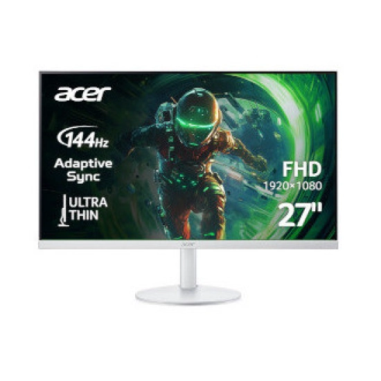 Monitor 27incha ACER SA27F, UM.HS3EE.111, FHD, IPS 144Hz 1ms, 250cd/m2, 1500:1, bijeli