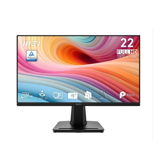 Monitor 21.45incha MSI PRO MP225 E12VL, 9S6-3PE0CM-025, FHD, VA, 120Hz, 1ms, 300cd/m2, 4000:1, crni Monitor 21.45incha MSI PRO MP225 E12VL, 9S6-3PE0CM-025, FHD, VA, 120Hz, 1ms, 300cd/m2, 4000:1, crni