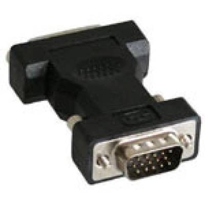 Adapter INLINE, DVI 24+5 (Ž) na VGA 15-pin HD (M), crni  