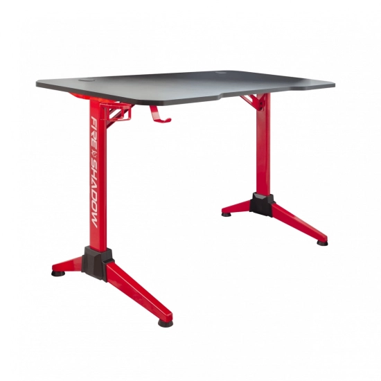 Gaming stol WHITE SHARK Fire shadow, crno/crveni