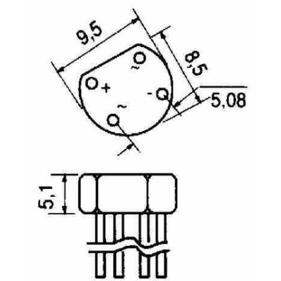 Graetz B 500 C 1500 R    (1,5A 800V)   - Graetz