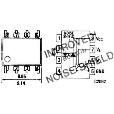 OPTO 6N137   - ELEKTRONIČKE KOMPONENTE