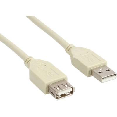 Kabel INLINE, USB 2.0 A (M) na USB 2.0 A (Ž), produžni, 5m   - InLine