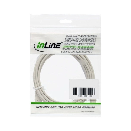 Kabel INLINE, USB A 2.0 (M) na USB A 2.0 (Ž), produžni, 5m