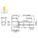 OPTO V 323 PA (okrugla 3mm žuta  )   