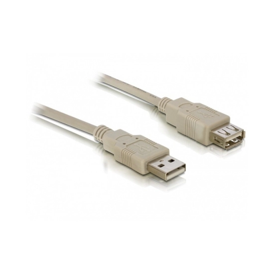 Kabel DELOCK, USB A 2.0 (M) na USB A 2.0 (Ž), produžni, 3m, sivi Kabel DELOCK, USB A 2.0 (M) na USB A 2.0 (Ž), produžni, 3m, sivi