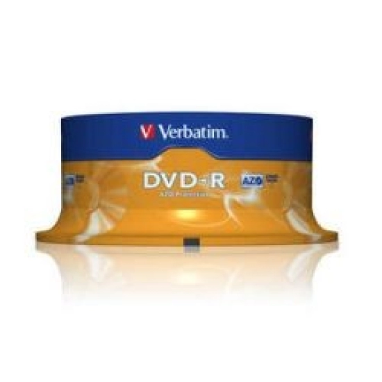 Medij DVD-R VERBATIM 43522, 16x, spindle 25 komada