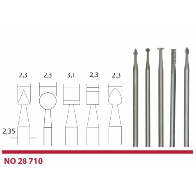 SET OD 5 GLODALA 28 710   - Proxxon