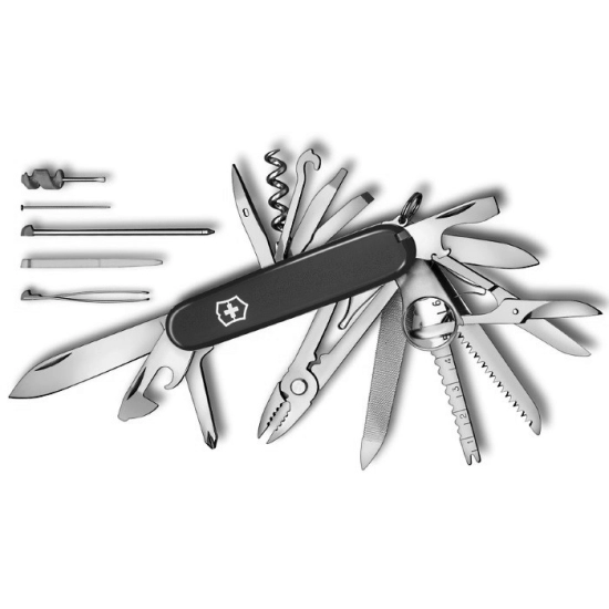 Victorinox nož Swisschamp 1.6795.3 , crni