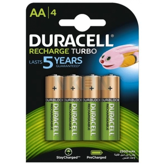 Baterija Ni-MH  Ready2use AAx4, 2500 mAh,    Duracell