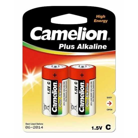 Baterija alkalna 1,5V poluamerican,LR14, blister 2 kom,  Camelion