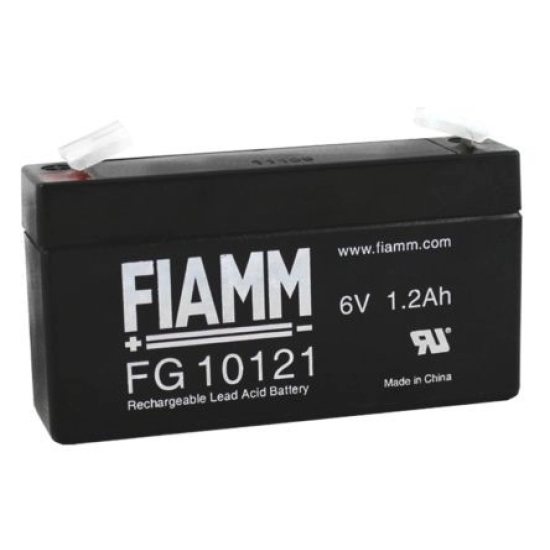 Baterija akumulatorska FIAMM FG 10121, 6V, 1.2Ah, 97x24x50.5 mm