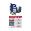 Traka BROTHER za P-touch, TZE241, 18mm, bijela/crna