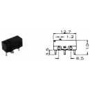 MIKROPREKIDAČ MINI 13*6 mm ,100mA, 30V DC, Omron D2F
